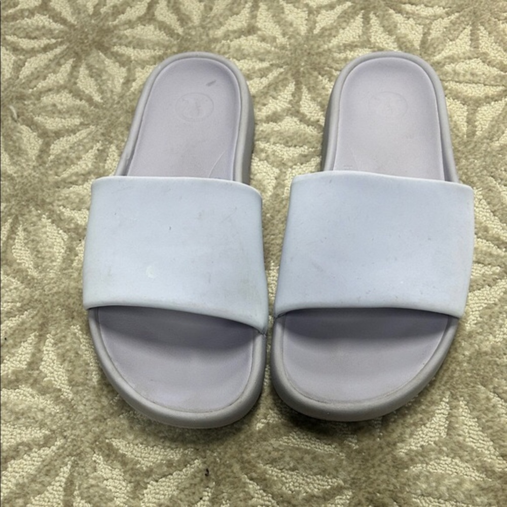 Light Purple Slide Sandals